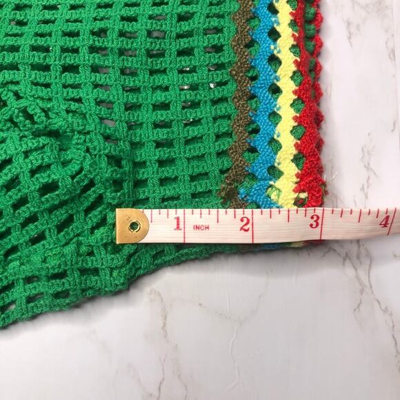 NWT BDG Open-Knit Kelly Green Baja Crochet Drawstring Waist Coverup Shorts, M - Picture 12 of 12
